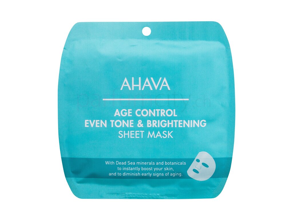 AHAVA Age Control Sheet & Tone Brightening Mask Gesichtsmaske Even