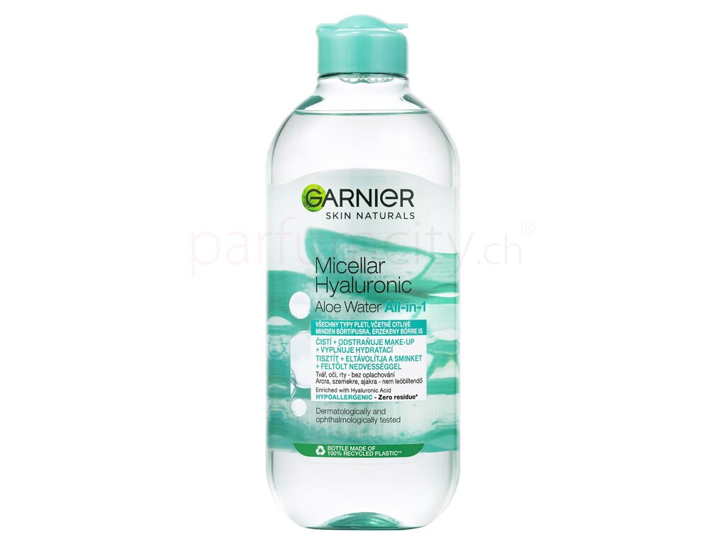Garnier Skin Water Hyaluronic Micellar Mizellenwasser Naturals Aloe