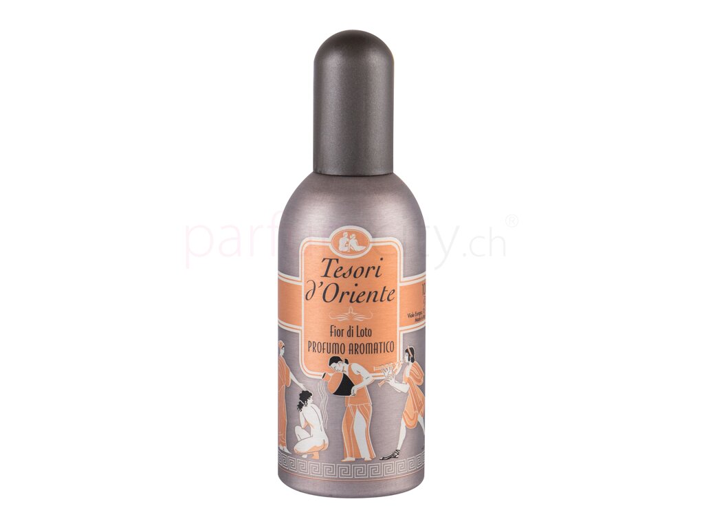 Set (eau de parfum/100ml + crème pour corps/300ml + trousse cosmétique) -  Tesori d`Oriente Fior di Loto