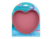 Geschirr Canpol babies Silicone Suction Plate Heart Pink 300 ml