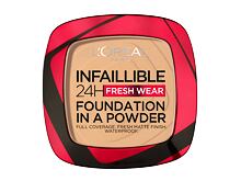 Fond de teint L'Oréal Paris Infaillible 24H Fresh Wear Foundation In A Powder 9 g 250 Radiant Sand