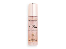 Fixateur de maquillage Makeup Revolution London Fix & Glow Dewy Finish 100 ml