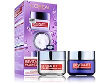 Crème de jour L'Oréal Paris Revitalift Filler HA Duo Set 50 ml Sets