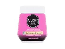 Nagellackentferner Cutex Twist & Scrub Sponge Nail Polish Remover 52 ml