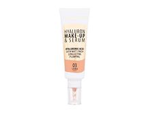 Foundation Dermacol Hyaluron Make-Up & Serum 25 g 03 Sand