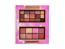 Rouge Makeup Revolution London Pink Moments Face & Eye Gift Set 16 g Sets