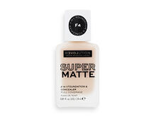 Foundation Revolution Relove Super Matte 2 in 1 Foundation & Concealer 24 ml F4