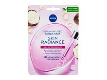 Maschera per il viso Nivea Skin Radiance Serum Infused Sheet Mask 1 St.