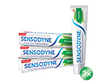 Zahnpasta  Sensodyne Fluoride Trio 3x75 ml