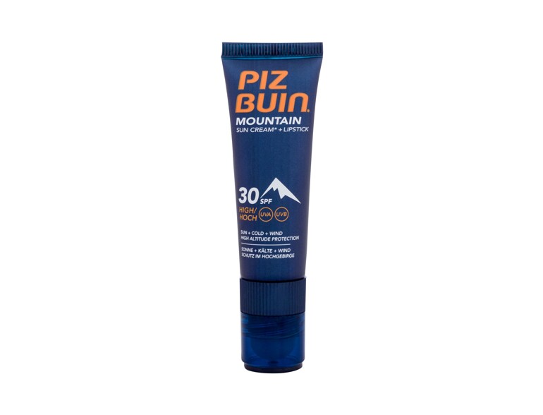 Sonnenschutz fürs Gesicht PIZ BUIN Mountain Sun Cream + Lipstick SPF30 20 ml