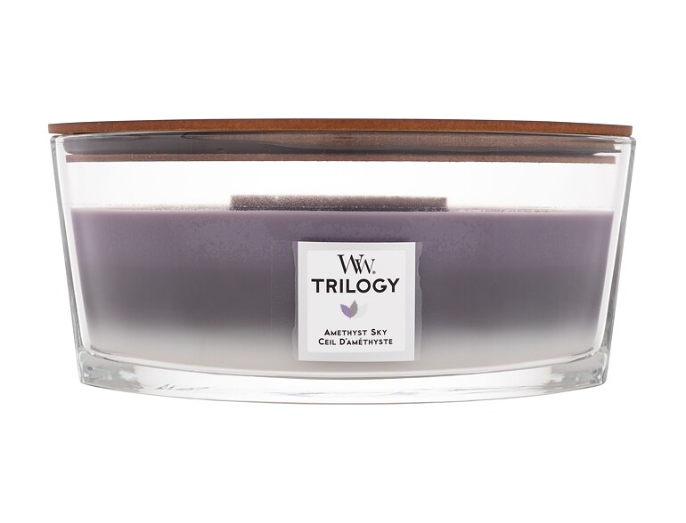 Duftkerze WoodWick Trilogy Amethyst Sky 453,6 g