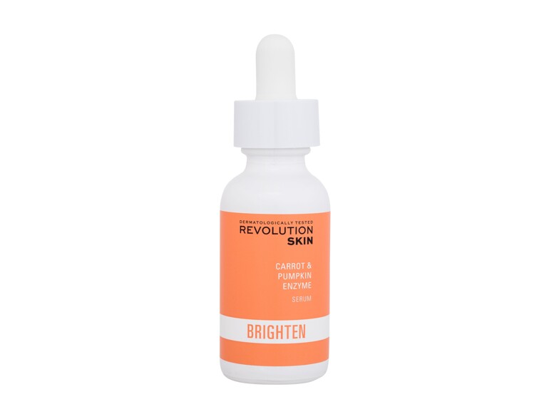 Gesichtsserum Revolution Skincare Brighten Carrot & Pumpkin Enzyme Serum 30 ml Beschädigte Schachtel