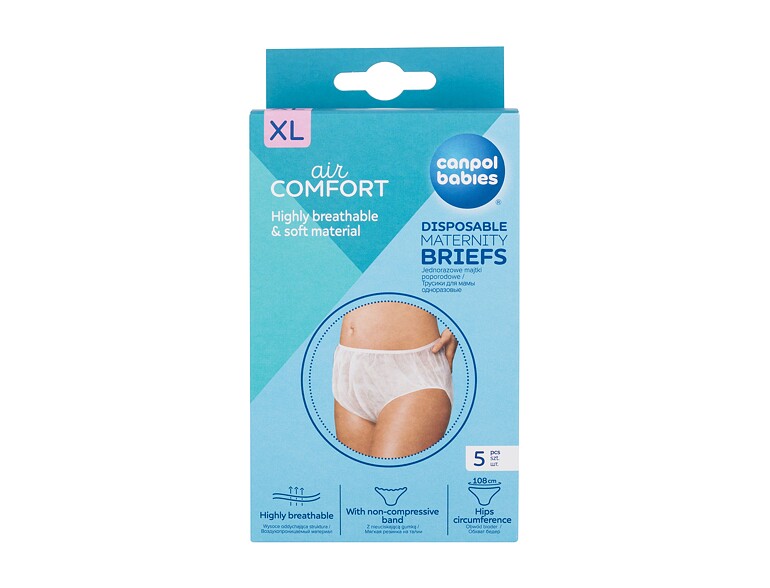 Wöchnerinnen Slip Canpol babies Air Comfort Disposable Maternity Briefs XL 5 St.