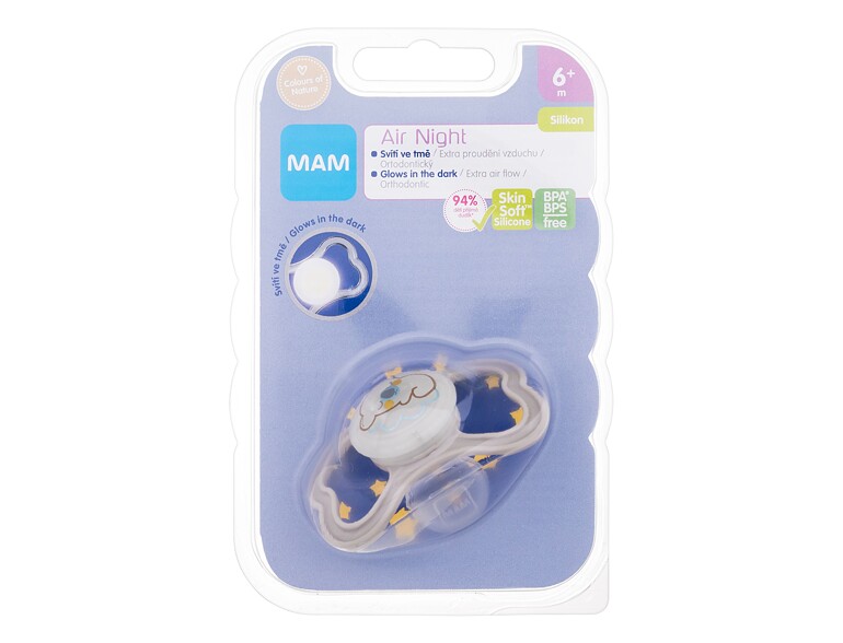 Schnuller MAM Air Night Silicone Pacifier 6m+ Koala 1 St.