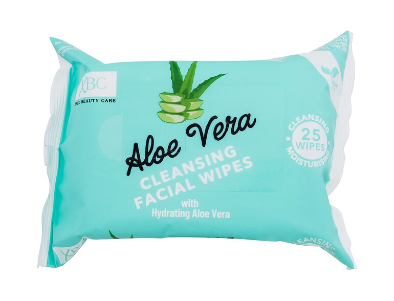 Reinigungstücher  Xpel Aloe Vera Cleansing Facial Wipes 25 St. Beschädigte Verpackung