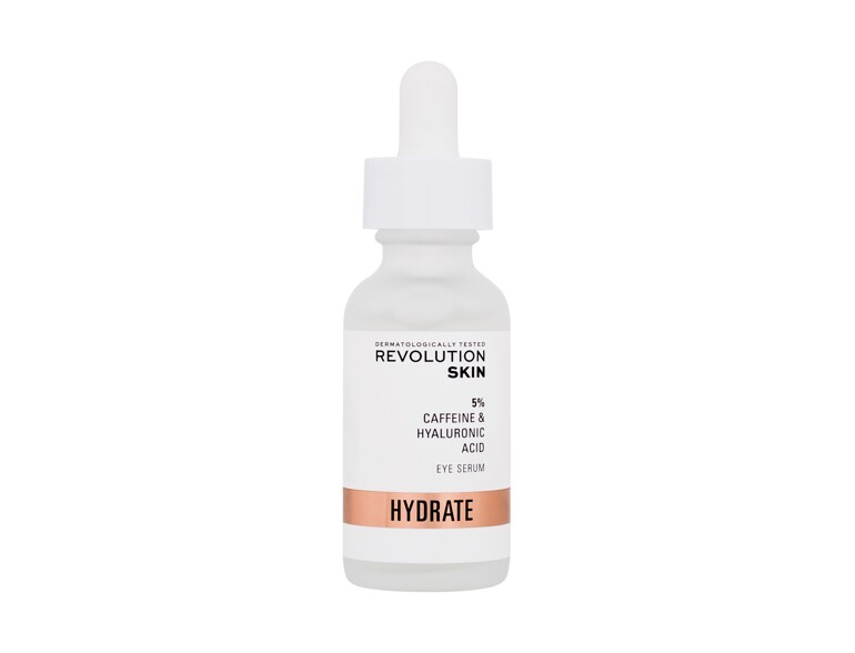 Augenserum Revolution Skincare Hydrate 5% Caffeine & Hyaluronic Acid Eye Serum 30 ml Beschädigte Schachtel