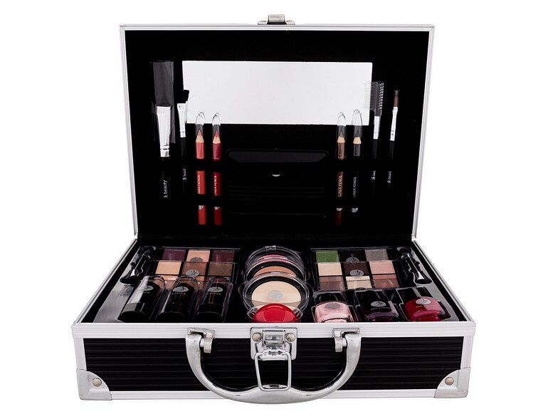 Palette de maquillage 2K All About Beauty Train Case Black 60,2 g