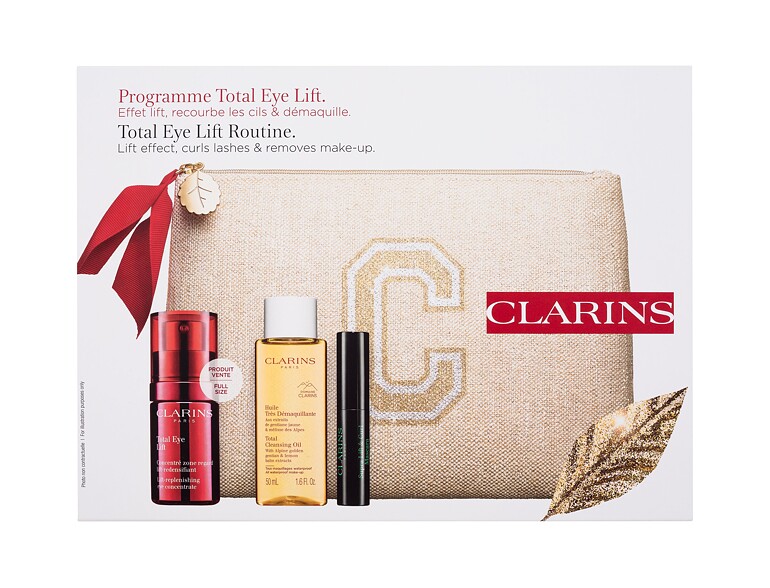 Augencreme Clarins Total Eye Lift Routine 15 ml Sets