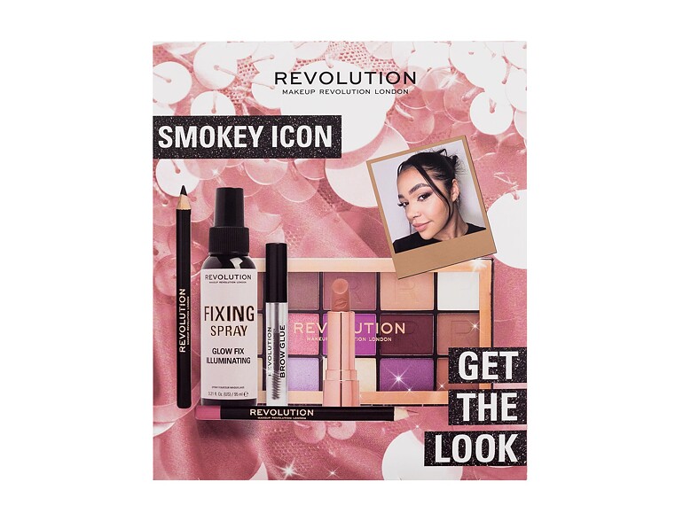 Lidschatten Makeup Revolution London Get The Look Smokey Icon 30 ml Beschädigte Schachtel Sets