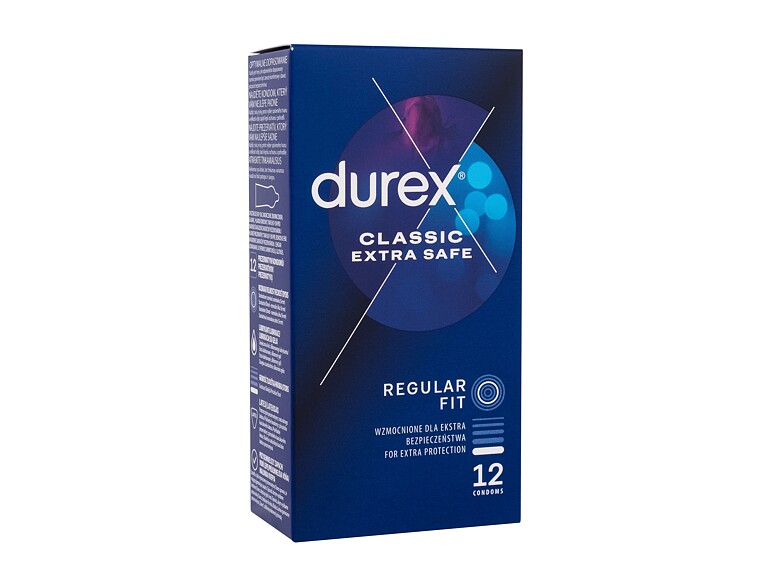 Kondom Durex Classic Extra Safe 12 St. Beschädigte Schachtel