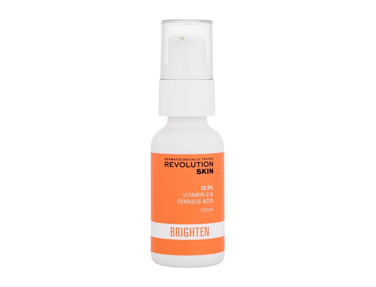 Gesichtsserum Revolution Skincare Brighten 12,5% Vitamin C & Ferulic Acid Serum 30 ml Beschädigte Schachtel