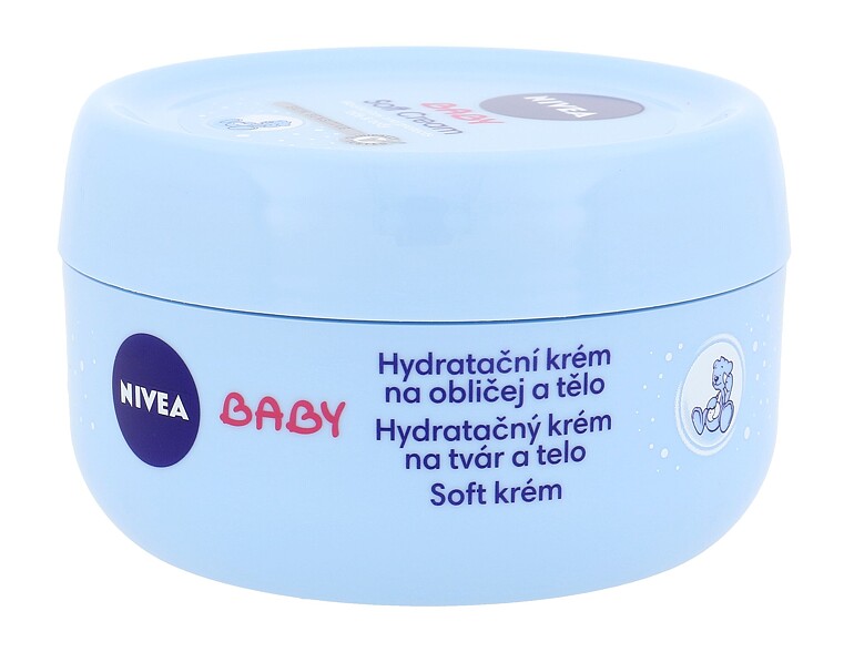 Crema giorno per il viso Nivea Baby Soft Cream 200 ml confezione danneggiata