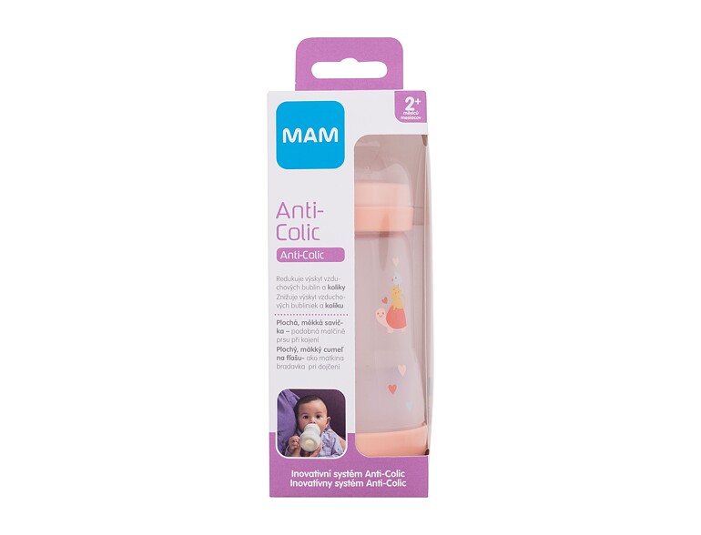 Babyflasche MAM Easy Start Anti-Colic 2m+ Nude 260 ml Beschädigte Schachtel