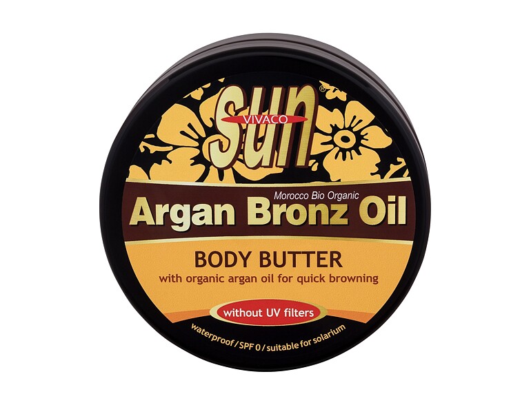 Sonnenschutz Vivaco Sun Argan Bronz Oil Body Butter 200 ml