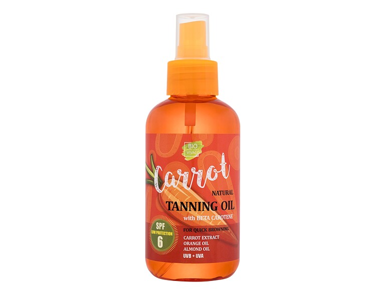 Sonnenschutz Vivaco Bio Carrot Tanning Oil SPF6 150 ml