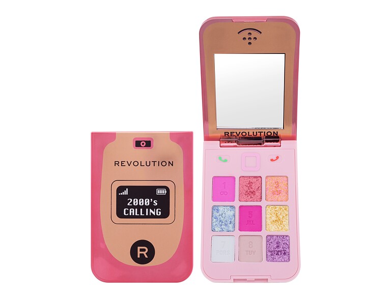 Lidschatten Makeup Revolution London Y2K Baby Flip Phone Eyeshadow Palette 3,6 g 2000's Calling