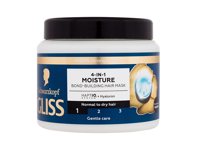 Haarmaske Schwarzkopf Gliss Moisture 4-in-1 Hair Mask 400 ml