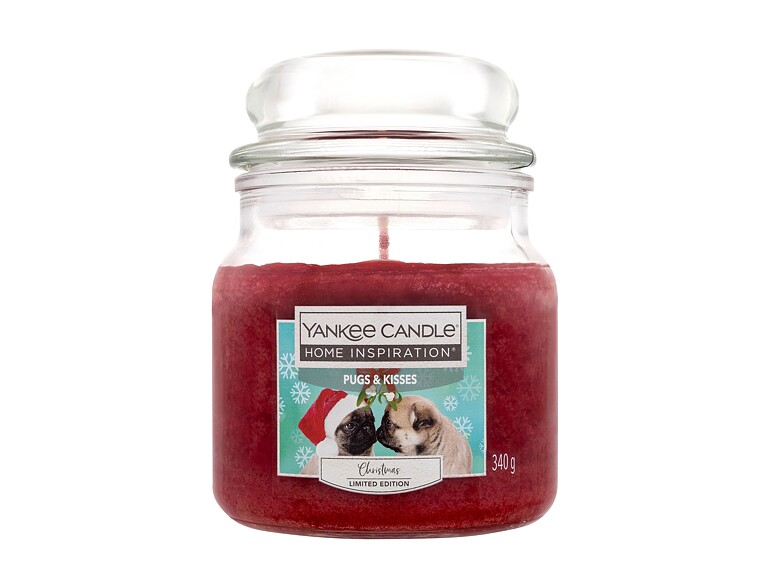 Duftkerze Yankee Candle Home Inspiration Pugs & Kisses Christmas Limited Edition 340 g