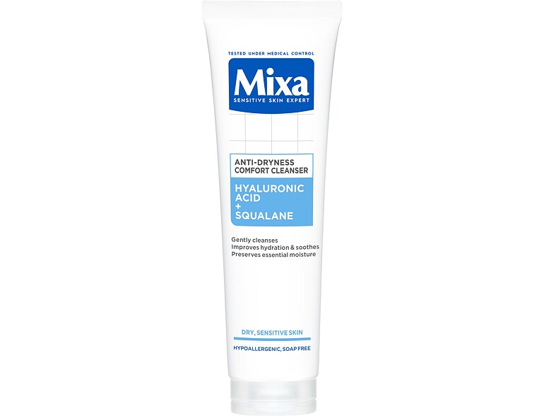 Reinigungsgel Mixa Hyaluronic Acid + Squalane Anti-Dryness Comfort Cleanser 150 ml