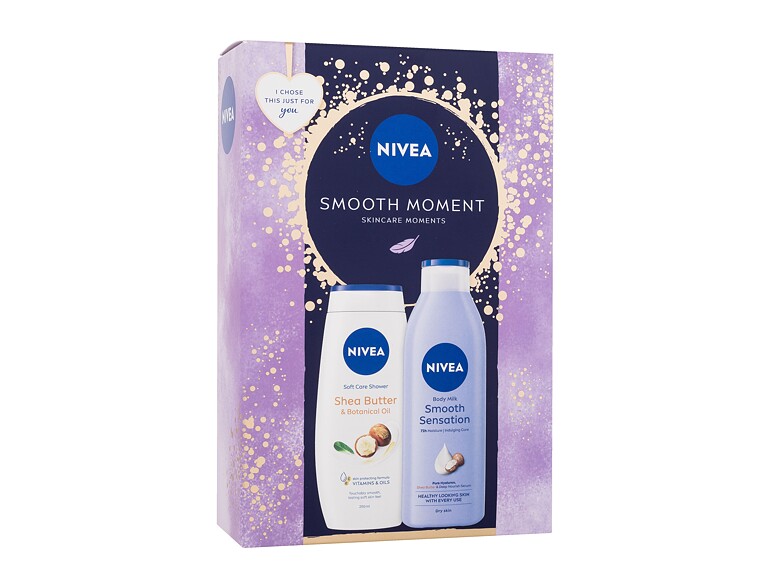 Körperlotion Nivea Smooth Moment 250 ml Sets