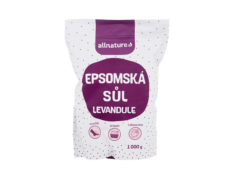 Badesalz  Allnature Epsom Salt Lavender 1000 g