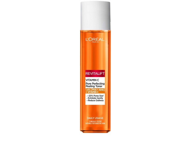 Gesichtswasser und Spray L'Oréal Paris Revitalift Clinical Vitamin C Pore Perfecting Peeling Toner 180 ml