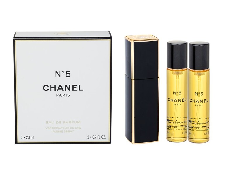 Eau de Parfum Chanel N°5 Twist and Spray 3x 20 ml 20 ml