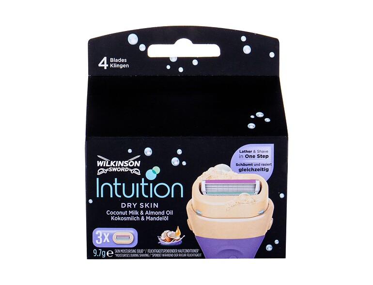 Ersatzklinge Wilkinson Sword Intuition Dry Skin 3 St. Beschädigte Schachtel