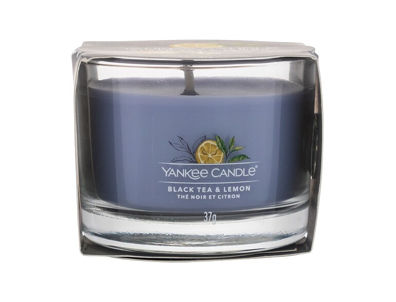 Duftkerze Yankee Candle Black Tea & Lemon 37 g