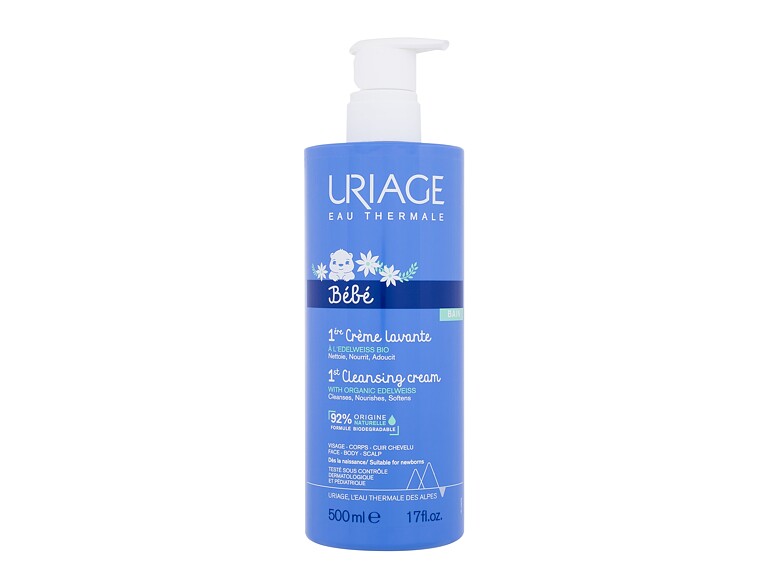 Doccia crema Uriage Bébé 1st Cleansing Cream 500 ml