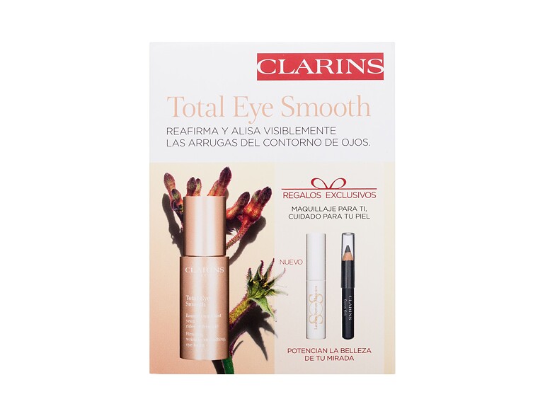 Augengel Clarins Total Eye Smooth 15 ml Beschädigte Schachtel Sets