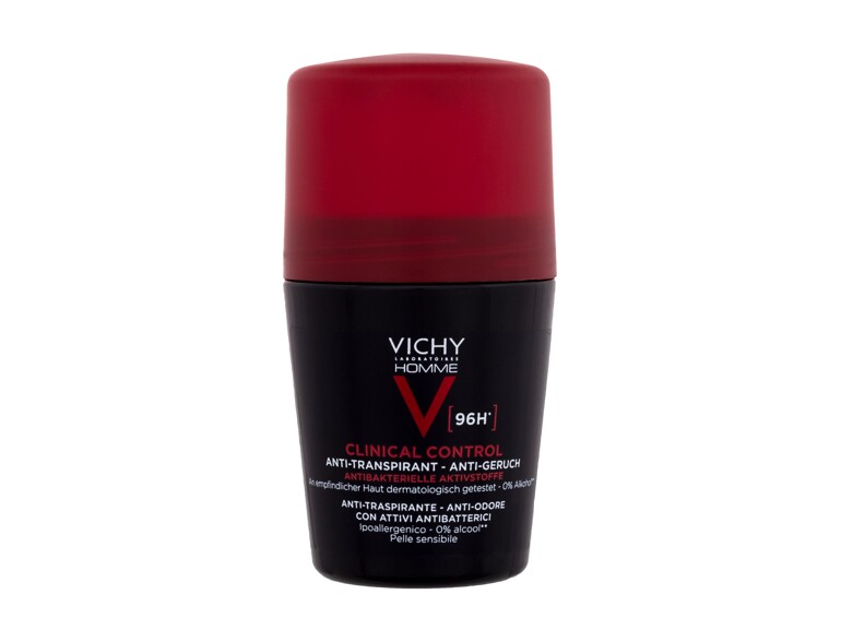 Antiperspirant Vichy Homme Clinical Control 96H 50 ml