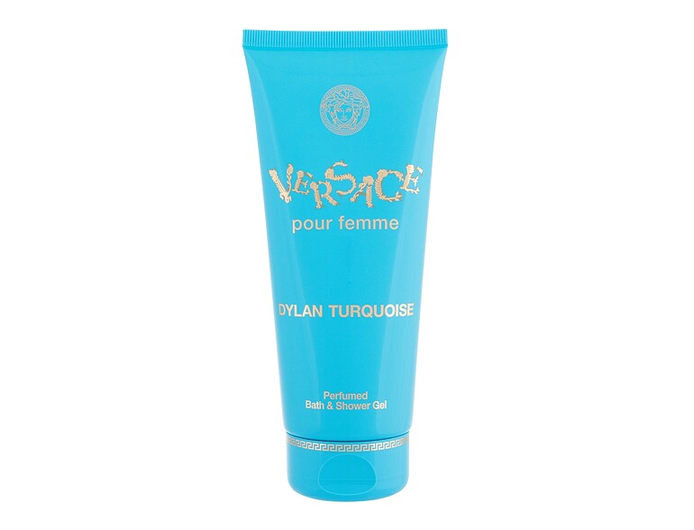 Duschgel Versace Pour Femme Dylan Turquoise 200 ml Beschädigte Schachtel