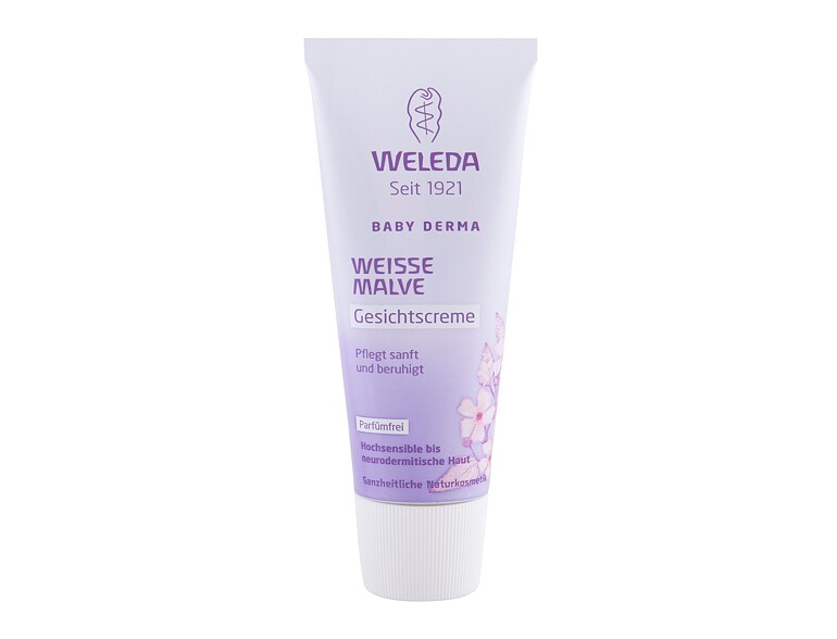 Tagescreme Weleda Baby Derma White Mallow 50 ml Beschädigte Schachtel