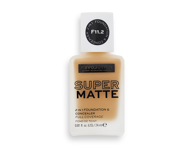 Foundation Revolution Relove Super Matte 2 in 1 Foundation & Concealer 24 ml F11.2