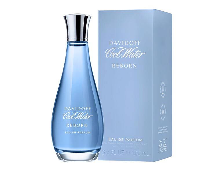 Eau de Parfum Davidoff Cool Water Reborn 100 ml scatola danneggiata