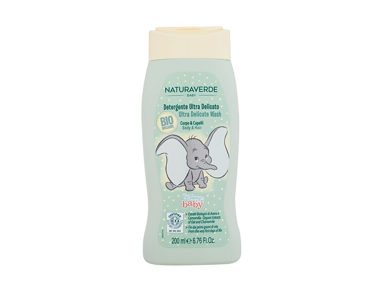 Duschgel Naturaverde Disney Baby Ultra Delicate Wash 200 ml