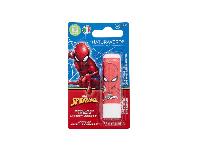 Lippenbalsam Naturaverde Spider-Man Lip Balm 5,7 ml