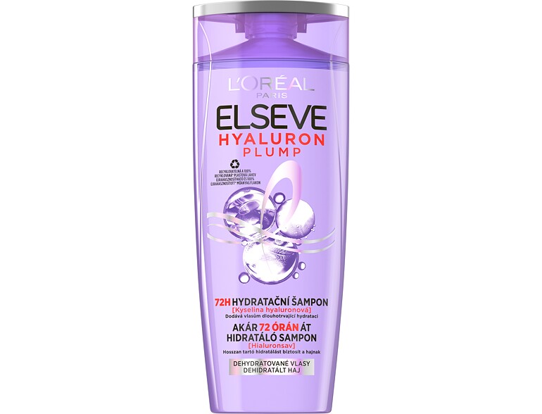 Shampoo L'Oréal Paris Elseve Hyaluron Plump Moisture Shampoo 250 ml