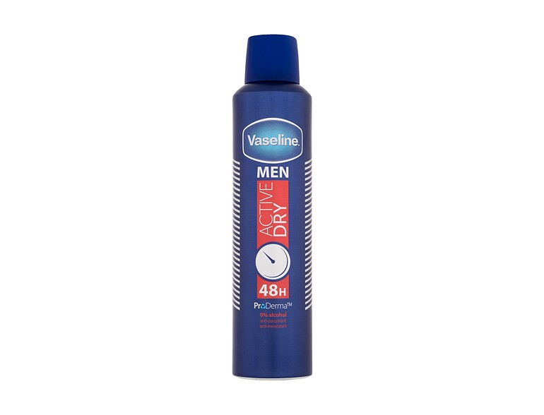 Antiperspirant Vaseline Men Active Dry 48h 250 ml